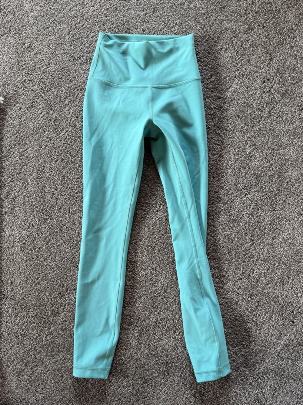 Lululemon high rise turquoise leggings